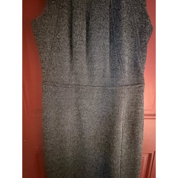 Loft Ann Taylor Gray Sleeveless Sheath Dres - Picture 4 of 7